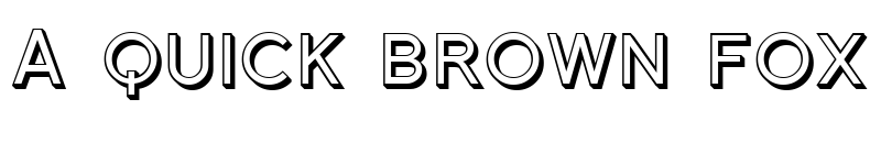 Preview of SF Florencesans SC Shaded Regular font