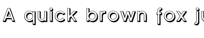 Preview of SF Florencesans Shaded Regular font