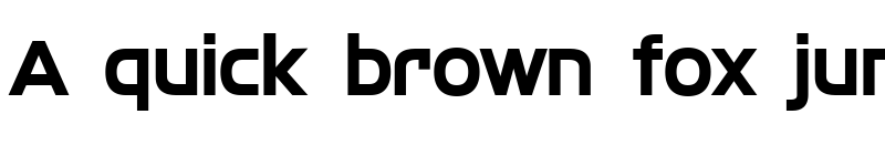 Preview of SF Fourche Bold font