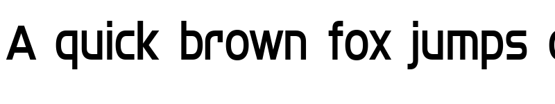 Preview of SF Fourche Condensed Regular font
