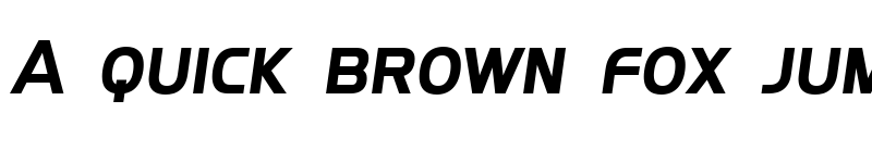 Preview of SF Fourche SC Italic font
