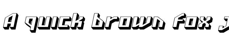 Preview of SF Funk Master Oblique font
