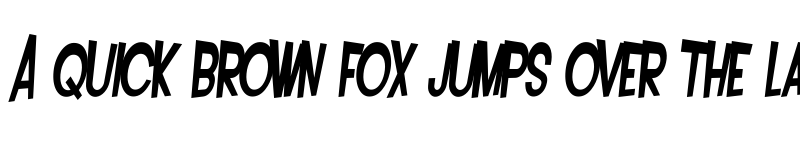 Preview of SF Intoxicated Blues Bold Oblique font