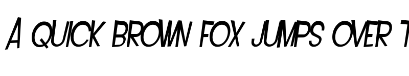 Preview of SF Intoxicated Blues Extended Oblique font