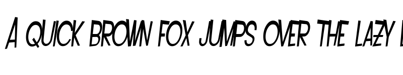 Preview of SF Intoxicated Blues Oblique font