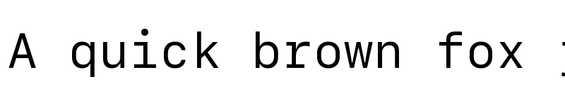 Preview of SF Mono Regular font