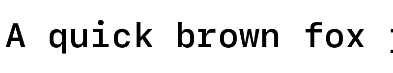 Preview of SF Mono Semibold font