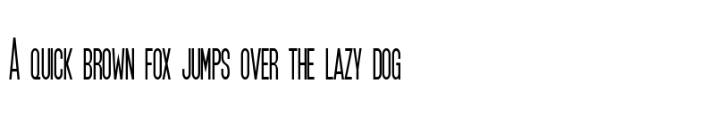 Preview of SF Movie Poster Condensed Regular font