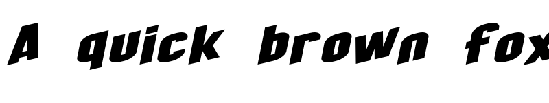 Preview of SF Obliquities Extended Regular font