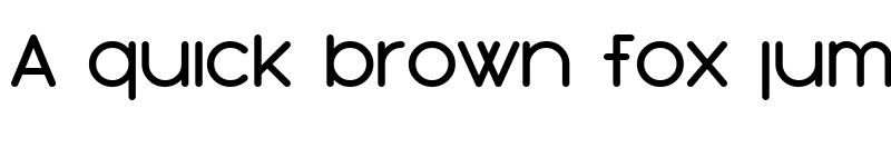 Preview of SF Orson Casual Heavy Regular font