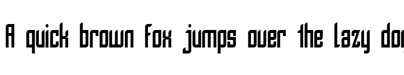 Preview of SF Piezolectric Condensed Regular font