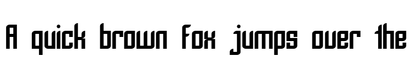 Preview of SF Piezolectric Regular font