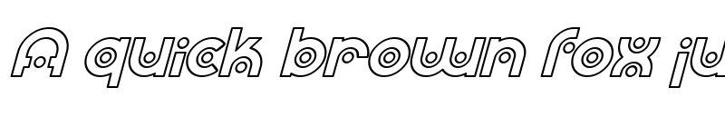 Preview of SF Planetary Orbiter Outline Italic font
