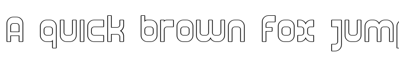 Preview of SF Plasmatica Outline Regular font