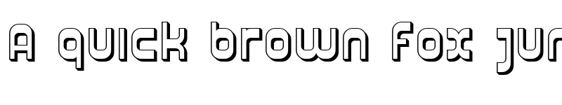 Preview of SF Plasmatica Shaded Regular font