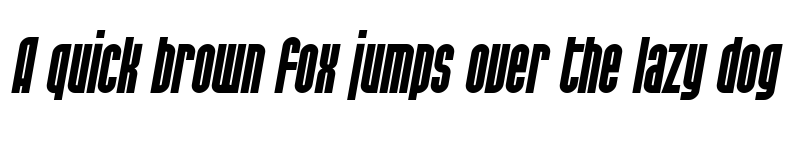 Preview of SF Port McKenzie Bold Italic font