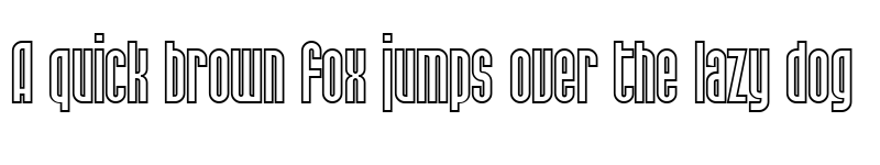 Preview of SF Port McKenzie Outline Regular font