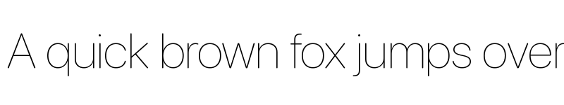 Preview of SF Pro Rounded Ultralight font