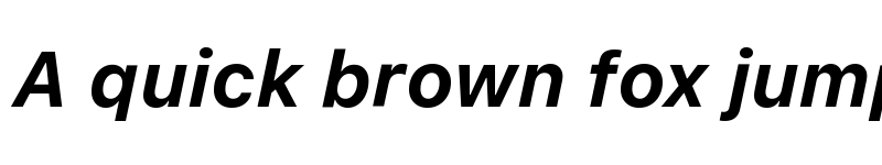 Preview of SF Pro Text Bold Italic font