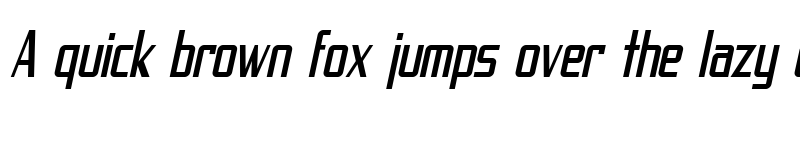 Preview of SF Proverbial Gothic Condensed Oblique font