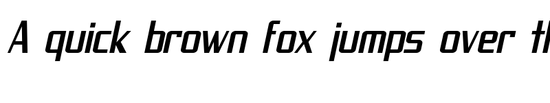 Preview of SF Proverbial Gothic Oblique font