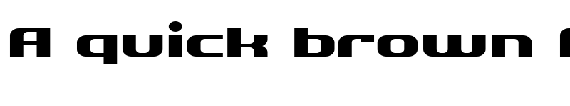 Preview of SF Quartzite Extended Regular font