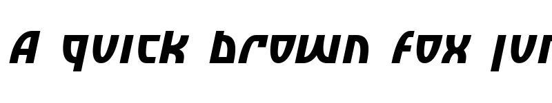 Preview of SF Retroesque Oblique font