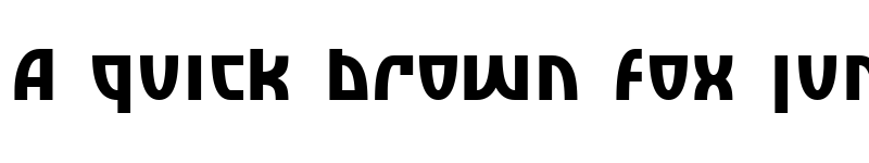 Preview of SF Retroesque Regular font