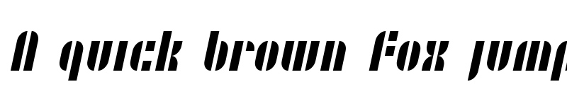 Preview of SF RetroSplice Condensed Regular font