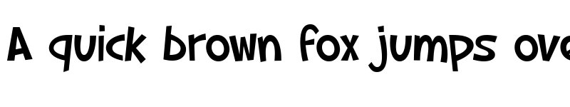 Preview of SF Slapstick Comic Regular font