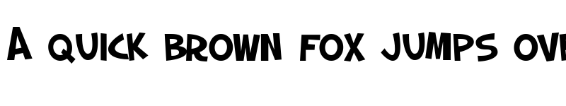 Preview of SF Slapstick Comic SC Regular font