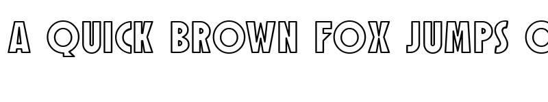 Preview of SF Speakeasy Outline Regular font