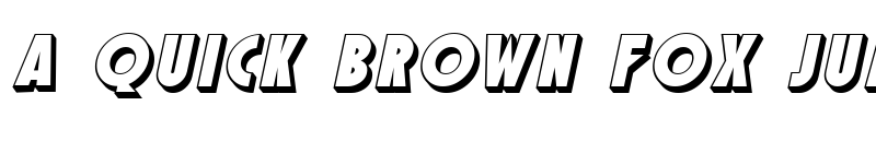 Preview of SF Speakeasy Shaded Oblique font