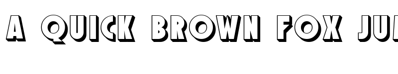 Preview of SF Speakeasy Shaded Regular font