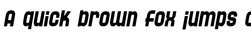 Preview of SF Speedwaystar Bold Italic font