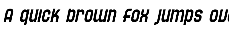 Preview of SF Speedwaystar Condensed Oblique font