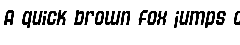 Preview of SF Speedwaystar Italic font