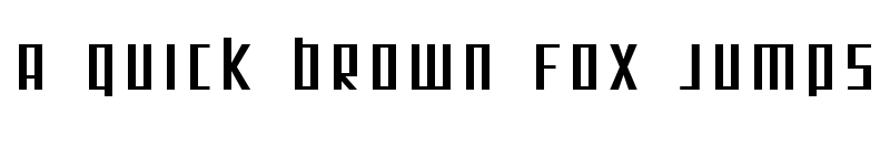 Preview of SF Square Root Extended Regular font