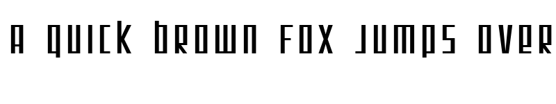 Preview of SF Square Root Regular font