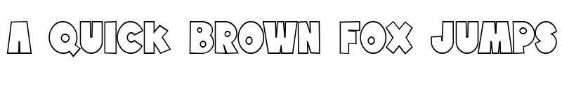 Preview of SF Tattle Tales Outline Regular font