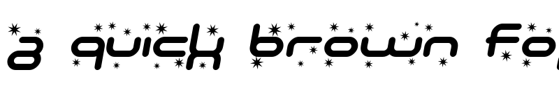 Preview of SF Technodelight Bold Italic font