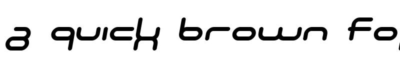 Preview of SF Technodelight NS Italic font