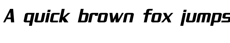 Preview of SF Theramin Gothic Bold Oblique font