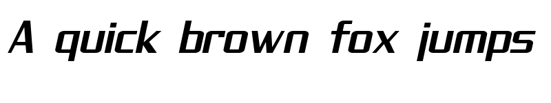 Preview of SF Theramin Gothic Oblique font