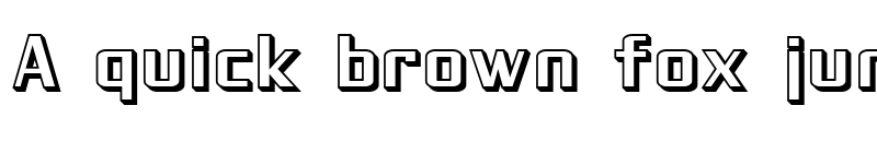 Preview of SF Theramin Gothic Shaded Regular font