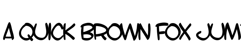 Preview of SF Toontime B Regular font