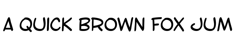 Preview of SF Toontime Regular font