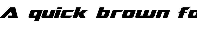 Preview of SF TransRobotics Extended Italic font