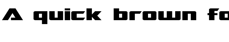 Preview of SF TransRobotics Extended Regular font