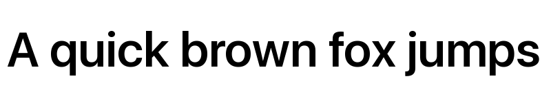 Preview of SF UI Display Semibold font